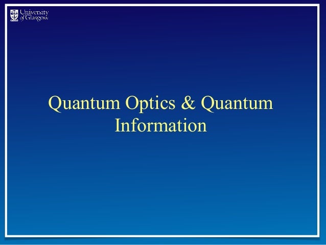 Quantum Information: An Overview